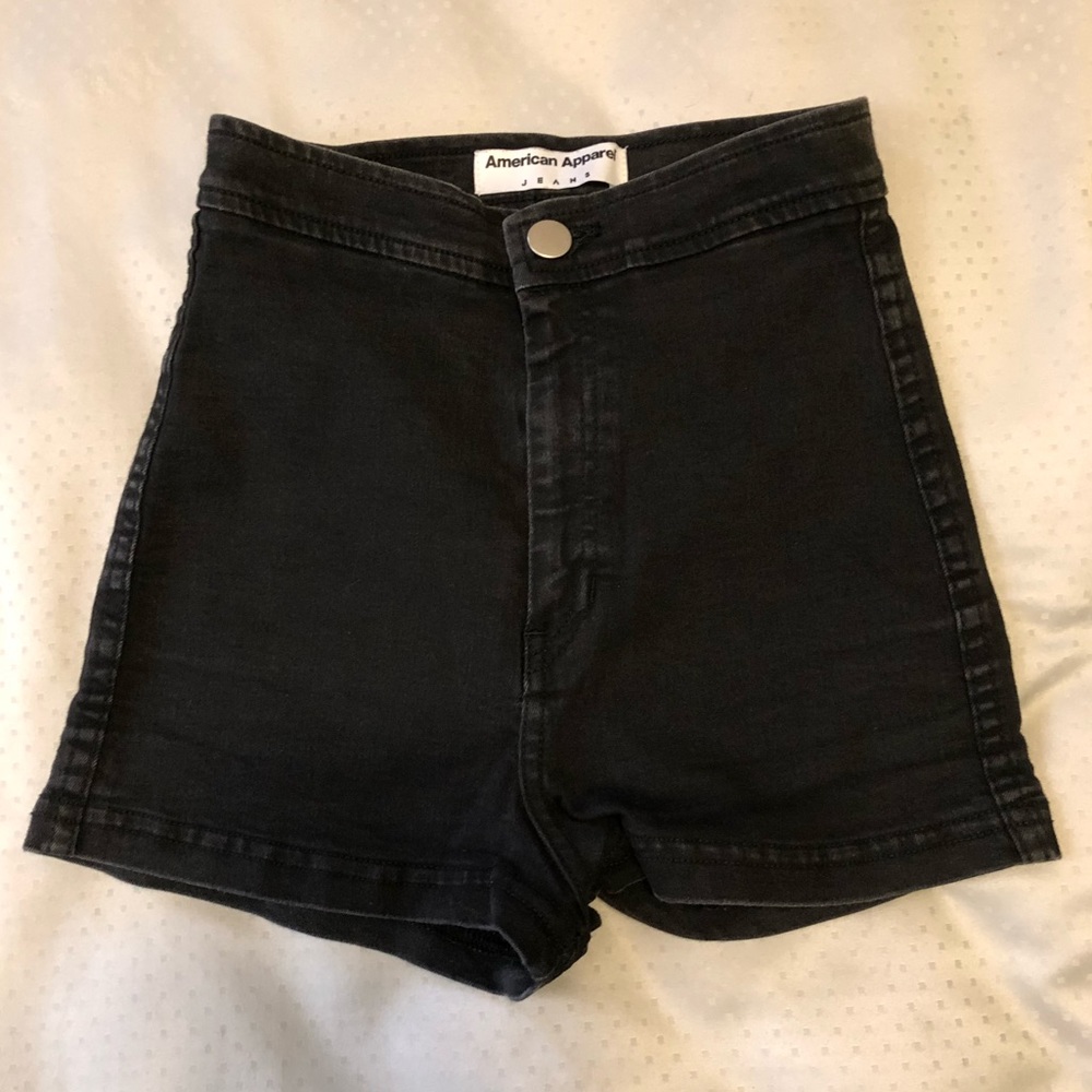 Black High Waisted SHORT shorts